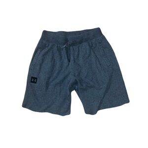 Under Armour Women's Heathered Navy Athletic Shorts